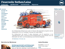 Tablet Screenshot of fw-rethen.de